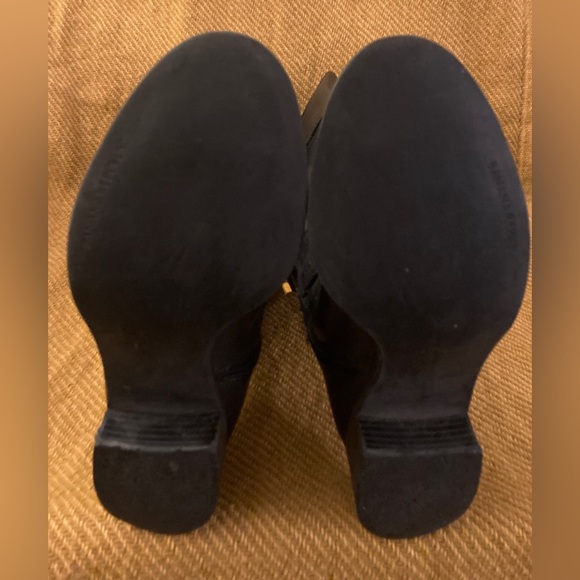 BANANA REPUBLIC Black Leather Riding Boots sz 6.5 - Picture 8 of 13